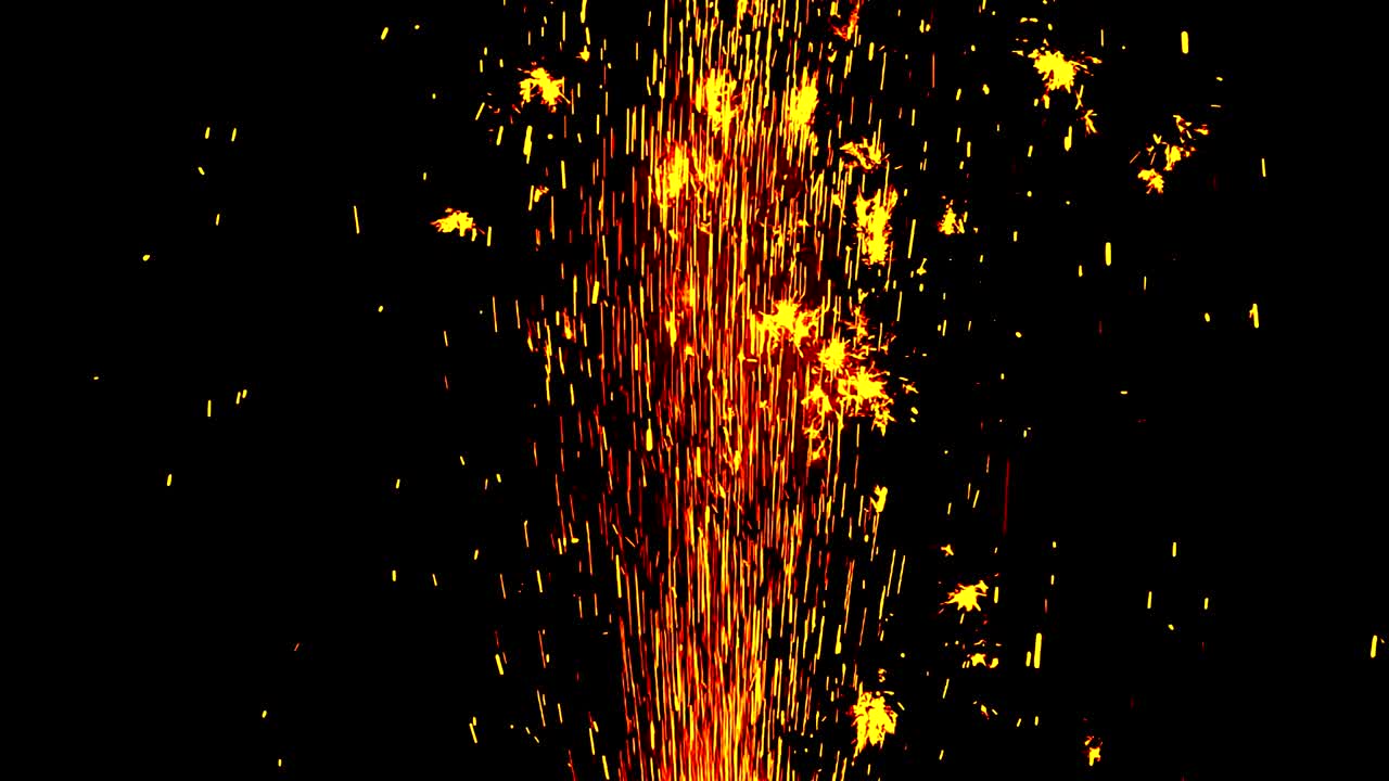 슬로모션으로 새해 전날 불꽃놀이, 비디오 효과, 행운, 새해 전 날 축제와 함께 반이는