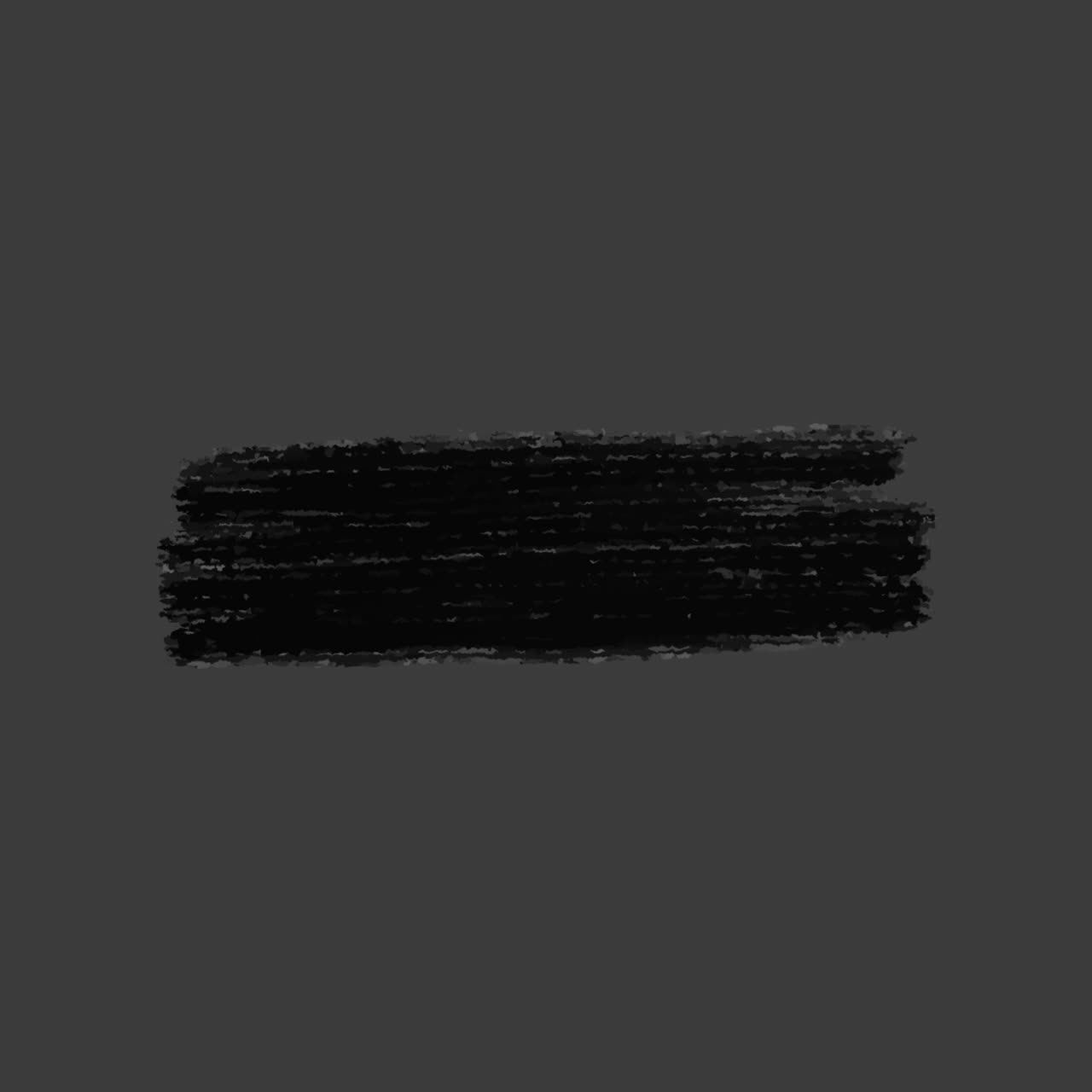 Abstract Black Brush Stroke on Dark Grey Background