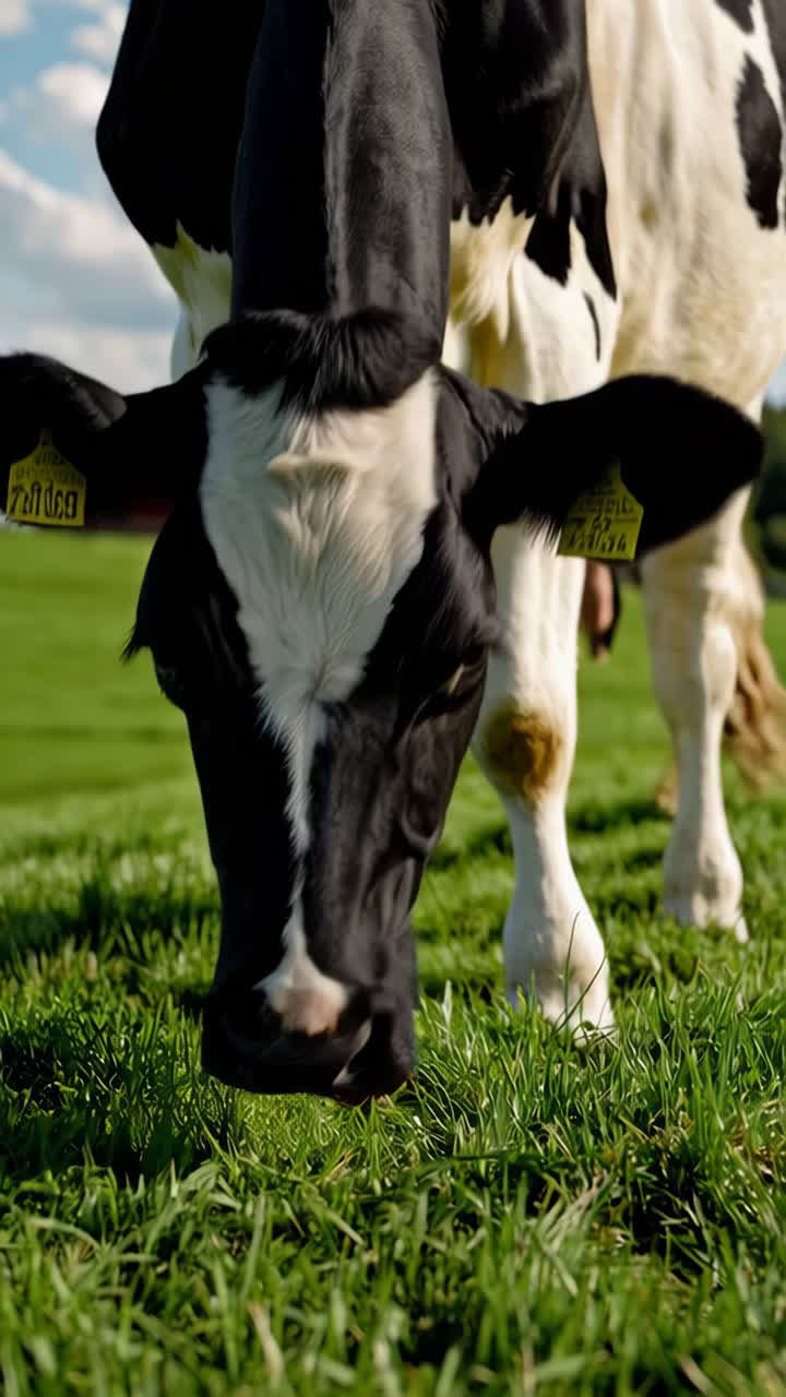 Cows on a Farm in a Field