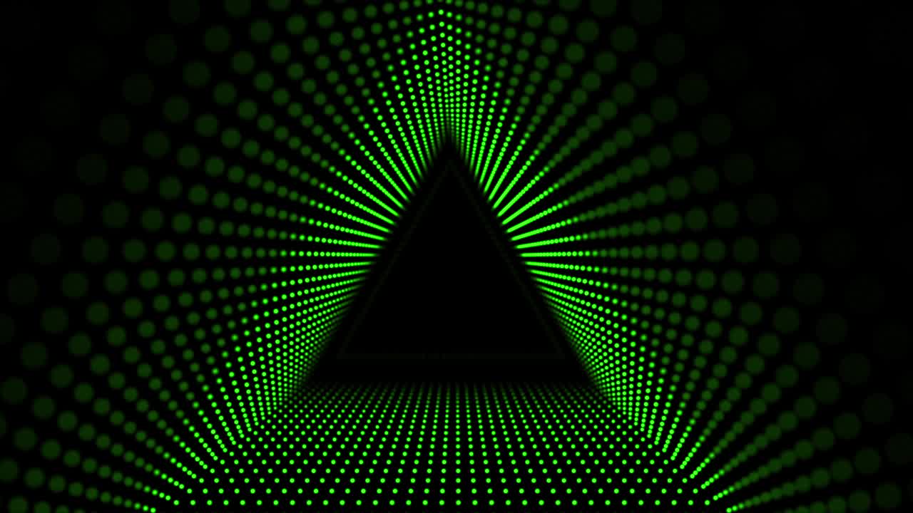 triangle led tunnel
