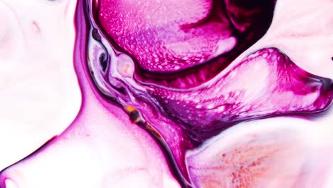 colores abstractos extendiendo pintura girando y estallando