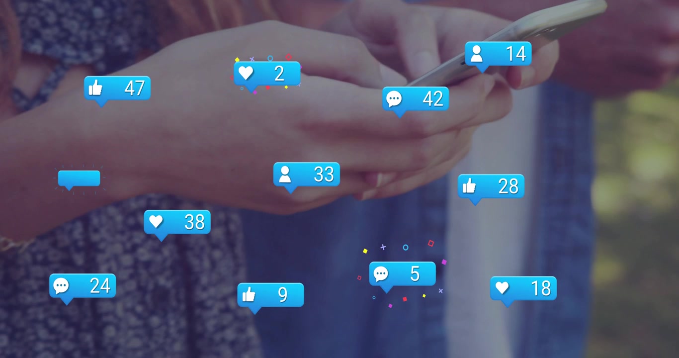 Blue bubble popping triggers notif bubbles climbing past seventy on phones growing engagement