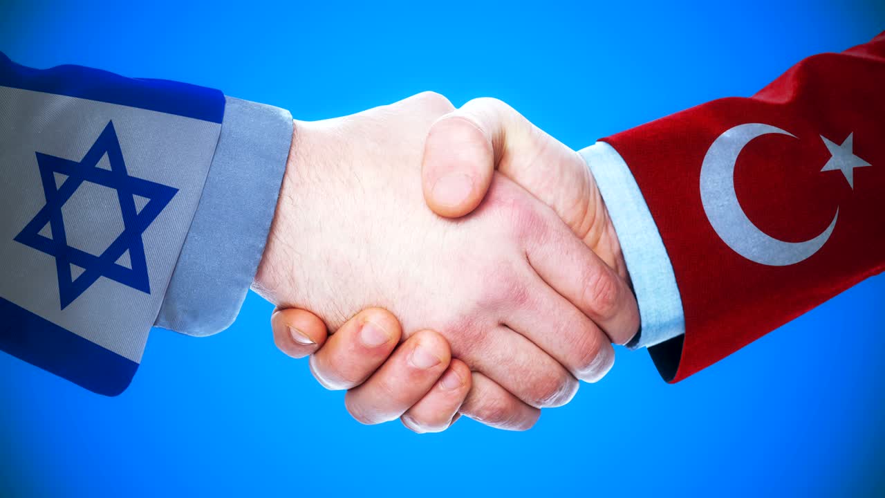 - 이스라엘 칠면조 손잡이 개념 애니메이션 국가와 정치에 대한 매트 채널