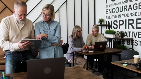 Adult students in classroom
