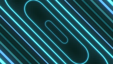 vibrant blue neon light with glowing diagonal line