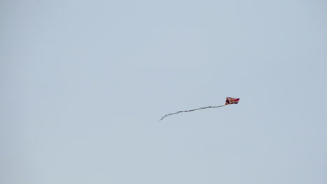 Colorful-kite-in-the-sky-at-cloudy-day