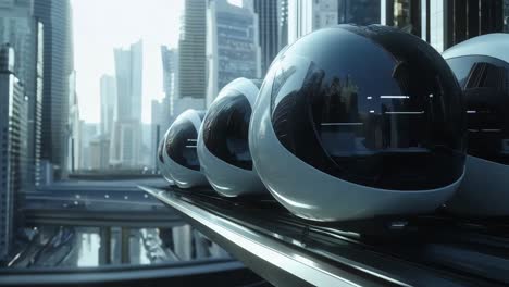 futuristic urban transportation system