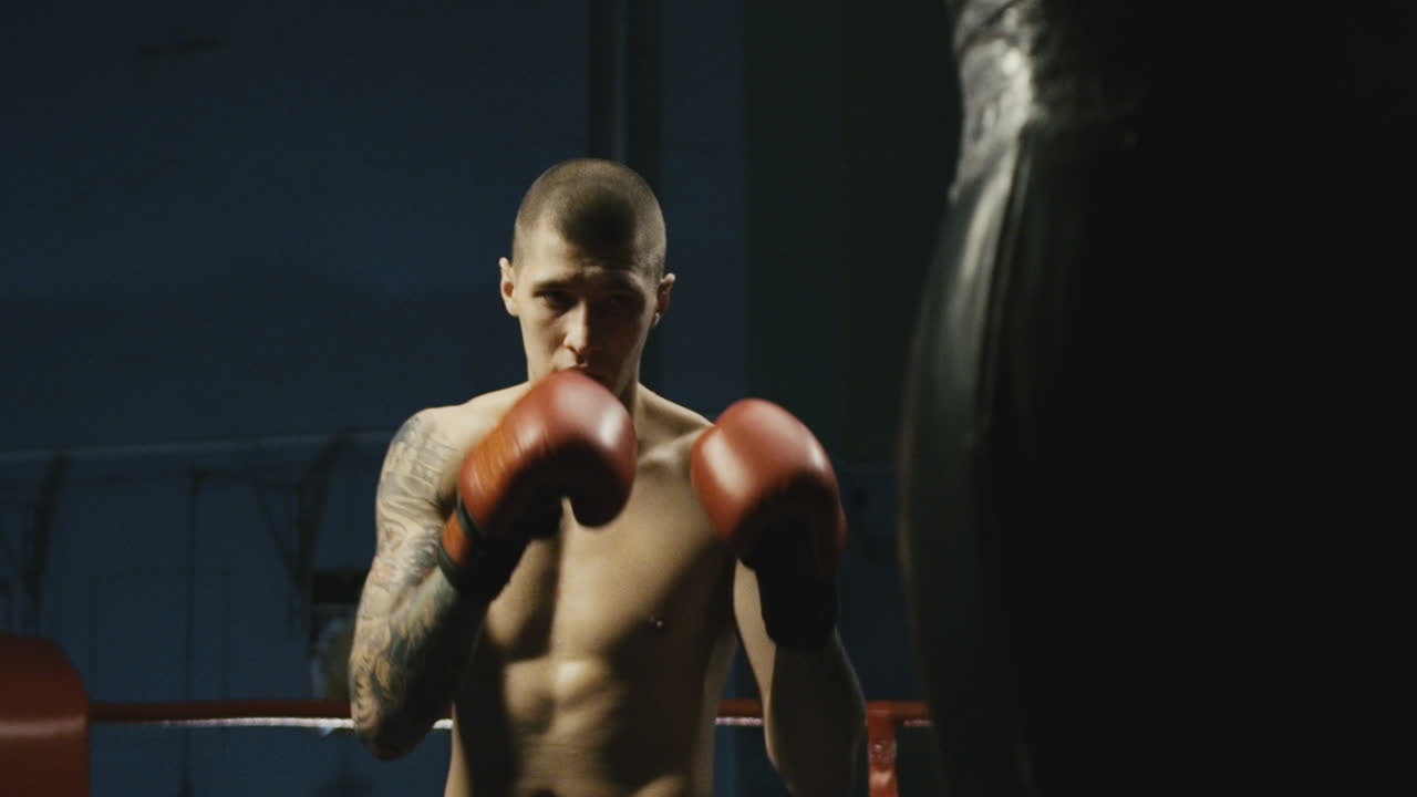 남자 권투 훈련