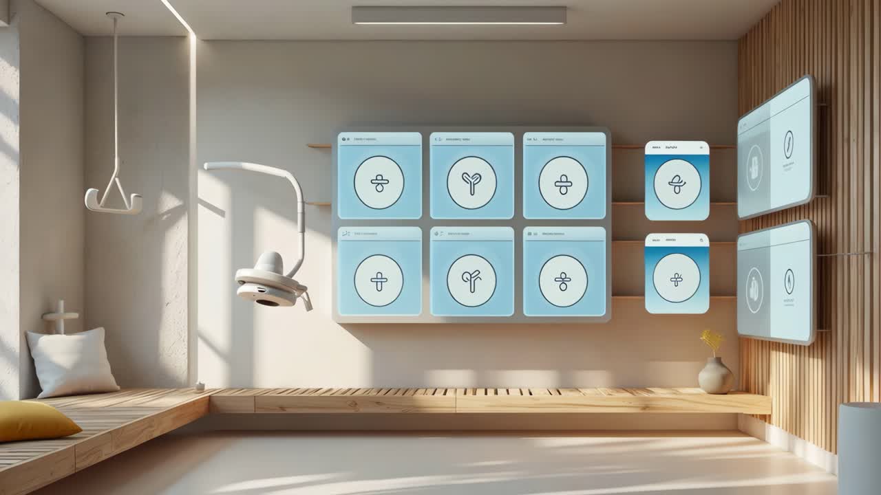 Modern Dental Office Interior Design with Smart Technology