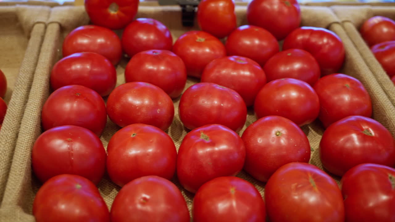 바구니에 은 토마토