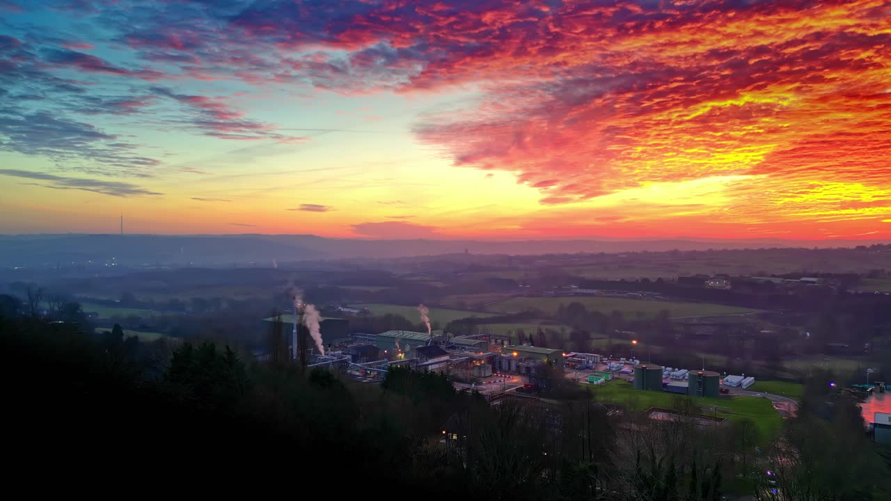 화학, 석유 및 가스 석유 화학 플랜트, 산업 공장