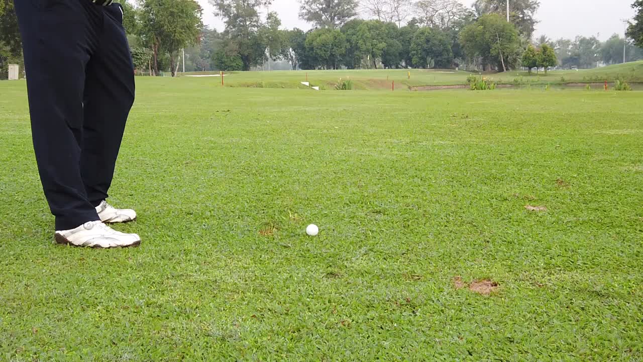 아마추어 골프 스윙 슬로우 모션