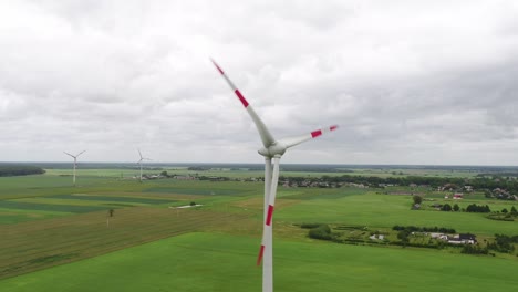 Wind-turbine-action-aerial-video