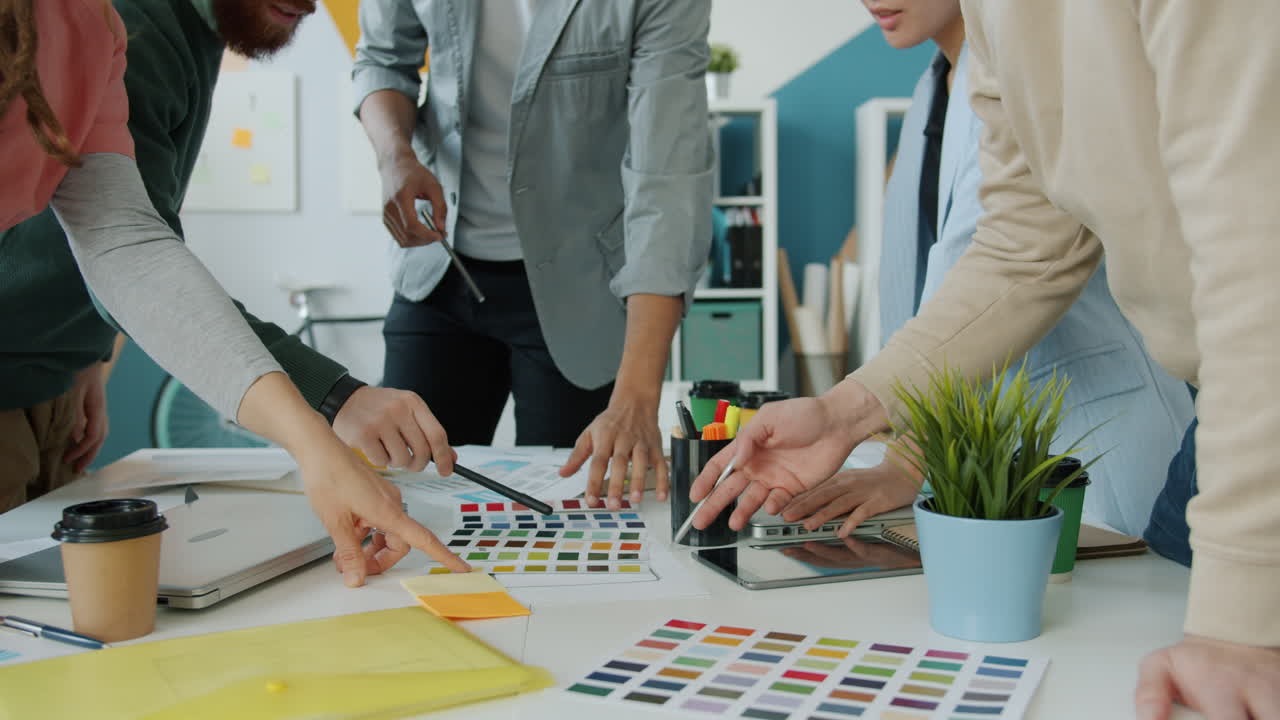 Team Discussing Design Project