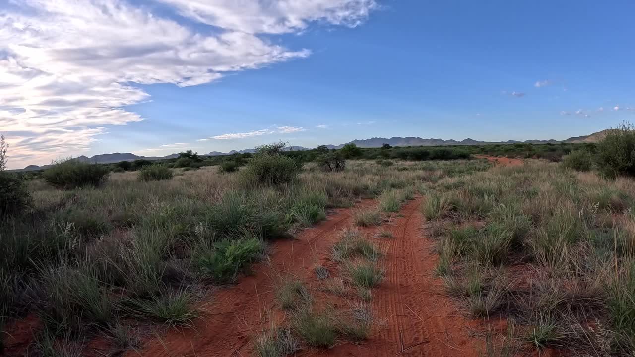 The beauty of the Southern Kalahari. A virtual drive through the captivating bushveld and African landscape.