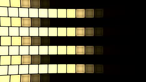 luces parpadeantes cubos de pared bombillas patrón de rotación etapa de fondo vj bucle