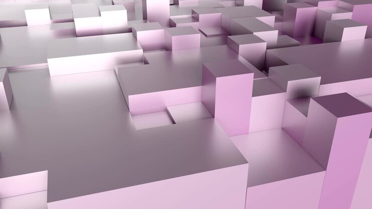 4K Glossy Abstract Tech Background.
