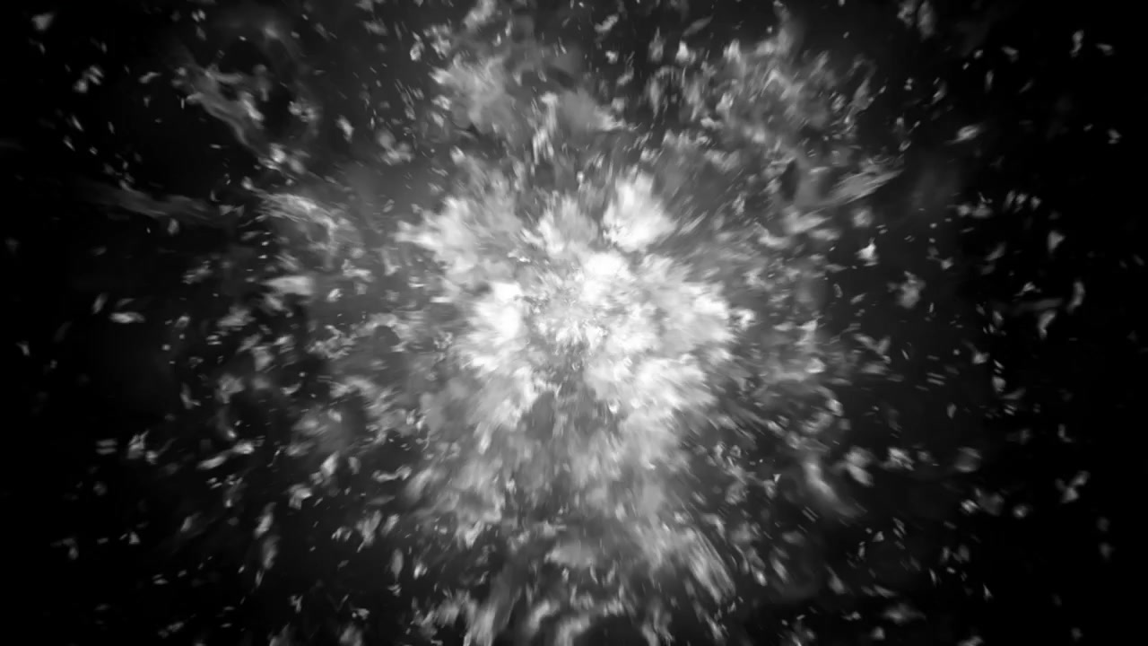 Nærbillede af realistiske 4K eksplosioner og sprængninger + Alpha