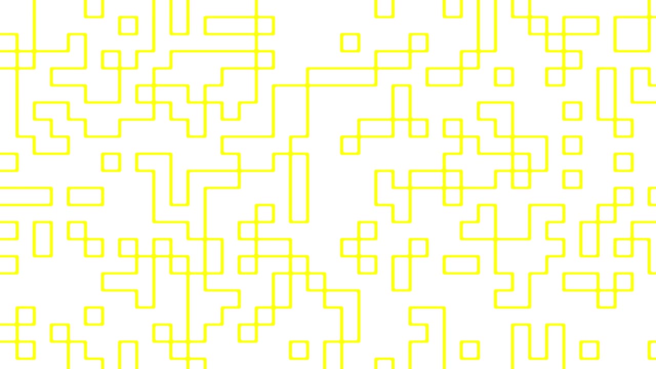 Multi colored digital squares signal