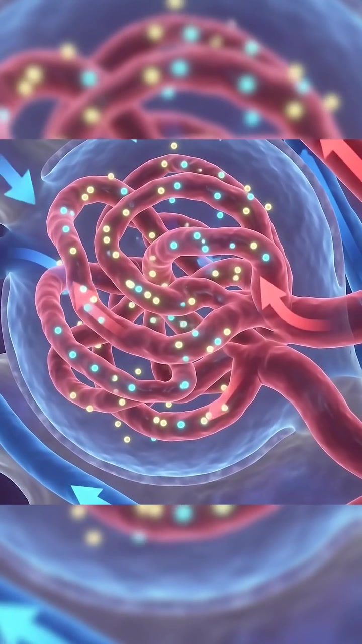 3D Medical Animation of Human Kidney Filtration Process