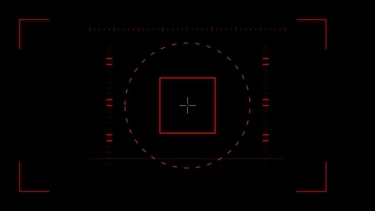 Digital Camera Viewfinder Interface Overlay