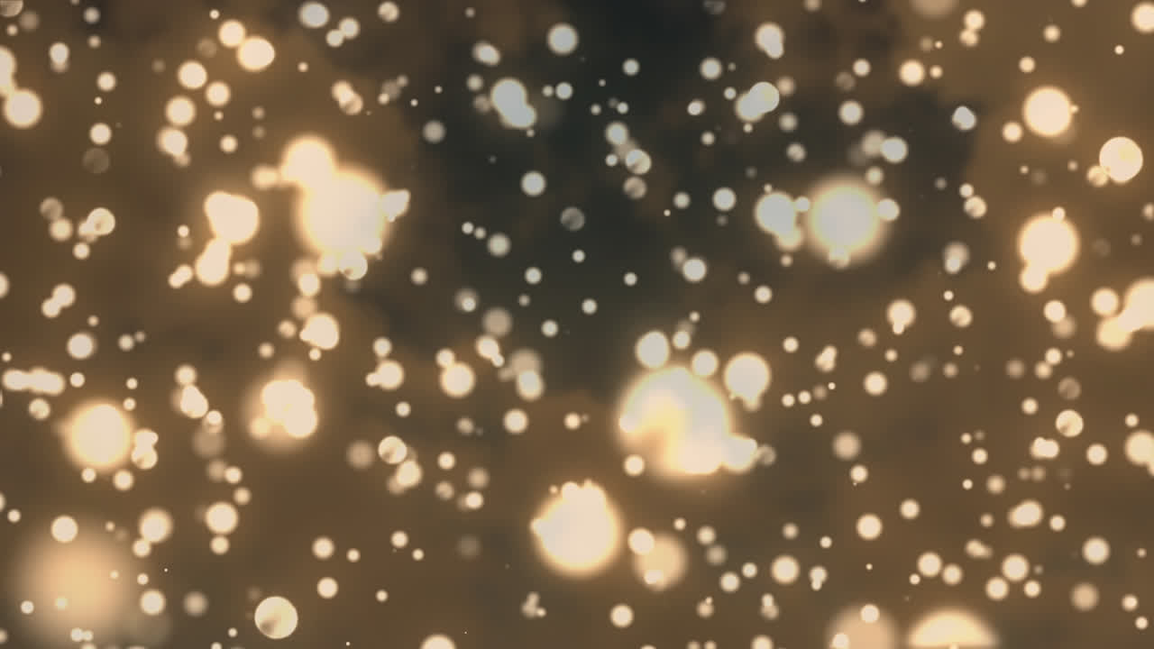 animación de puntos parpadeantes en el fondo de las nubes