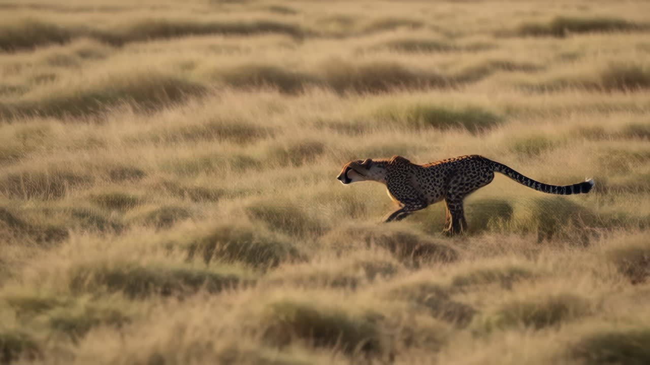 Cheetah in the African Savanna