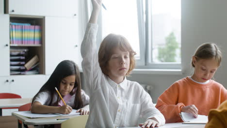 student at the classroom.