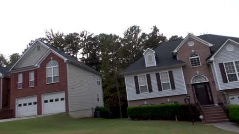 douglasville, georgia, vecindario, atlanta, residencial, casas, entrada de auto, paseo, paseo nocturno