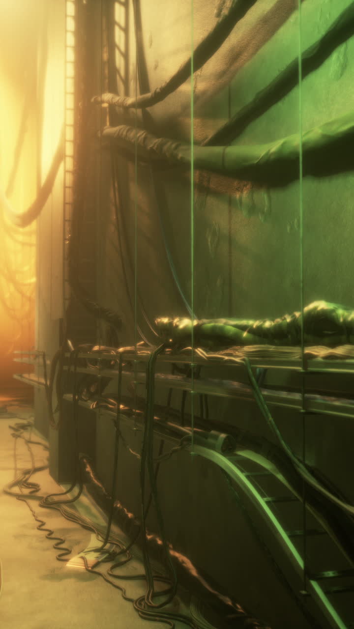 el corredor cyberpunk futurista