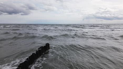 a beautiful big beach on the sea in denmark