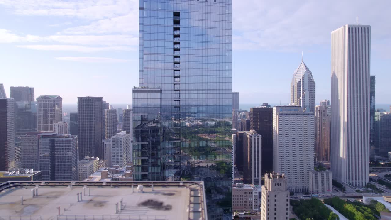 Discover the beauty of Chicago's lakeshore and skyline with breathtaking drone footage.