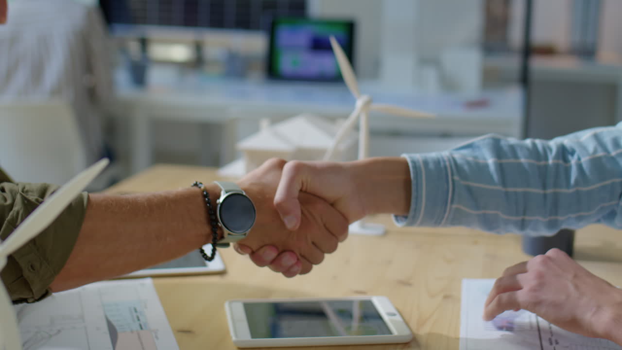 Handshake of Renewable Energy Developers