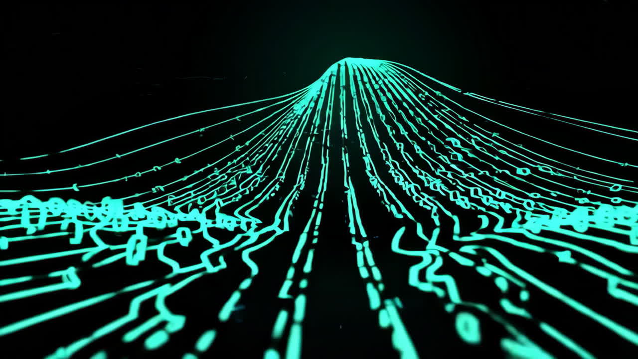 추상적인 반이는 선