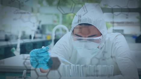 científico en un laboratorio