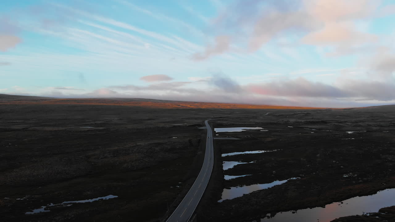 A beautiful scenic road in Norway