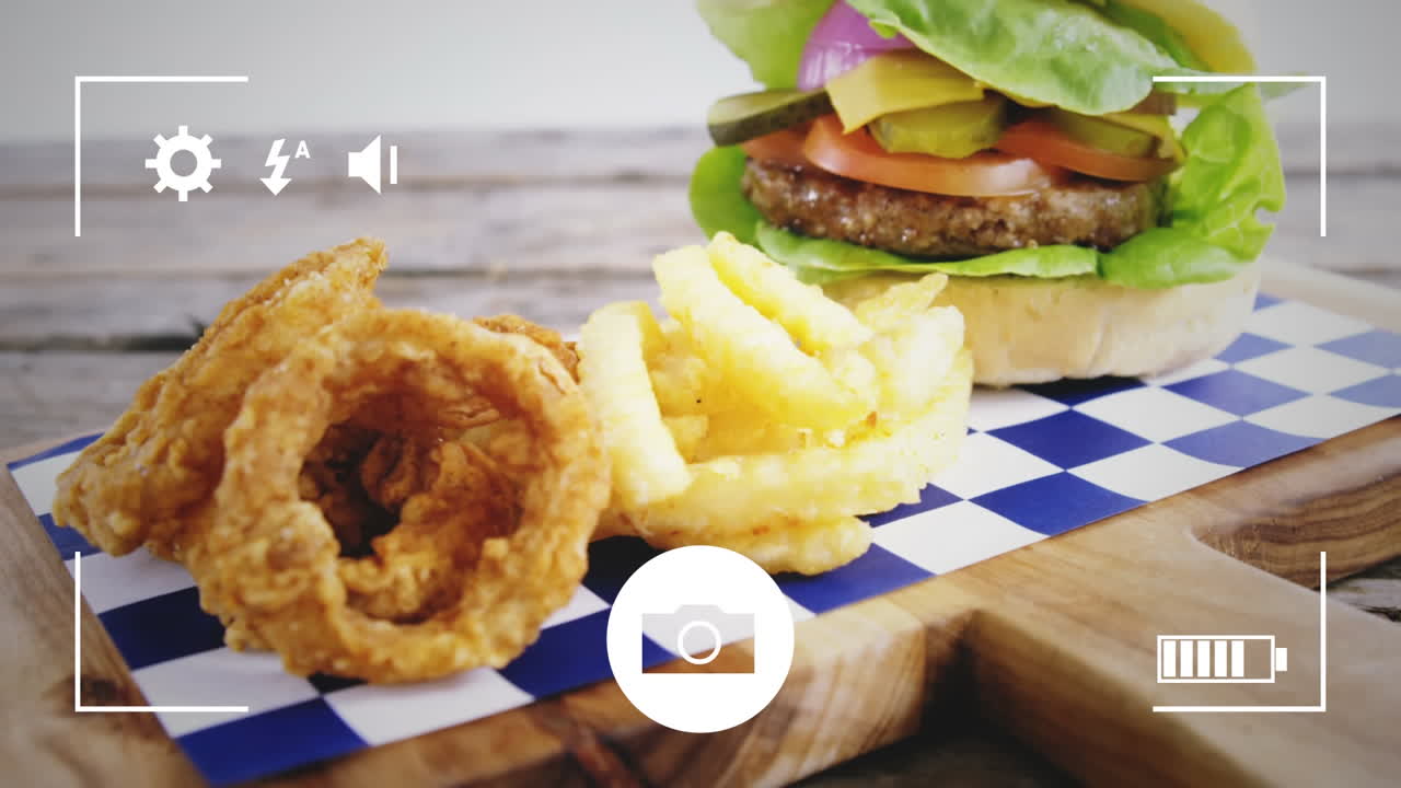 tomar fotos de los alimentos con una cámara digital