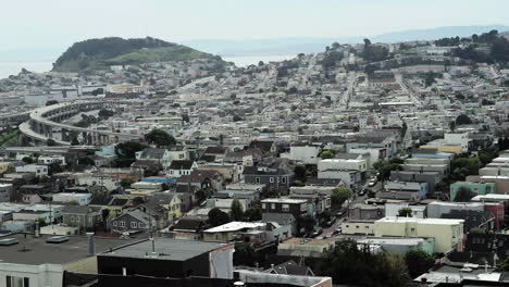 fotografía aérea de una ciudad sudamericana,