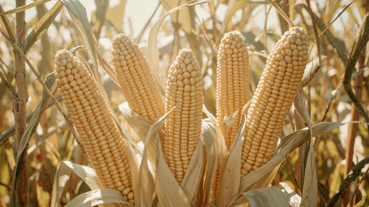 Raccolto dorato: mais maturo nel campo