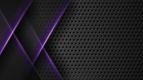 futuristic technology video animation with violet neon lines