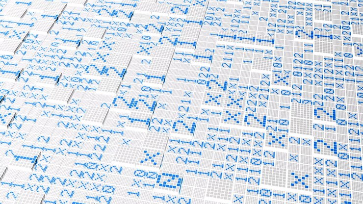 Abstract Digital Data Pattern