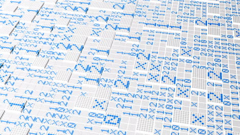 Abstract Digital Data Pattern