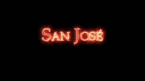 san josé escrito con fuego.