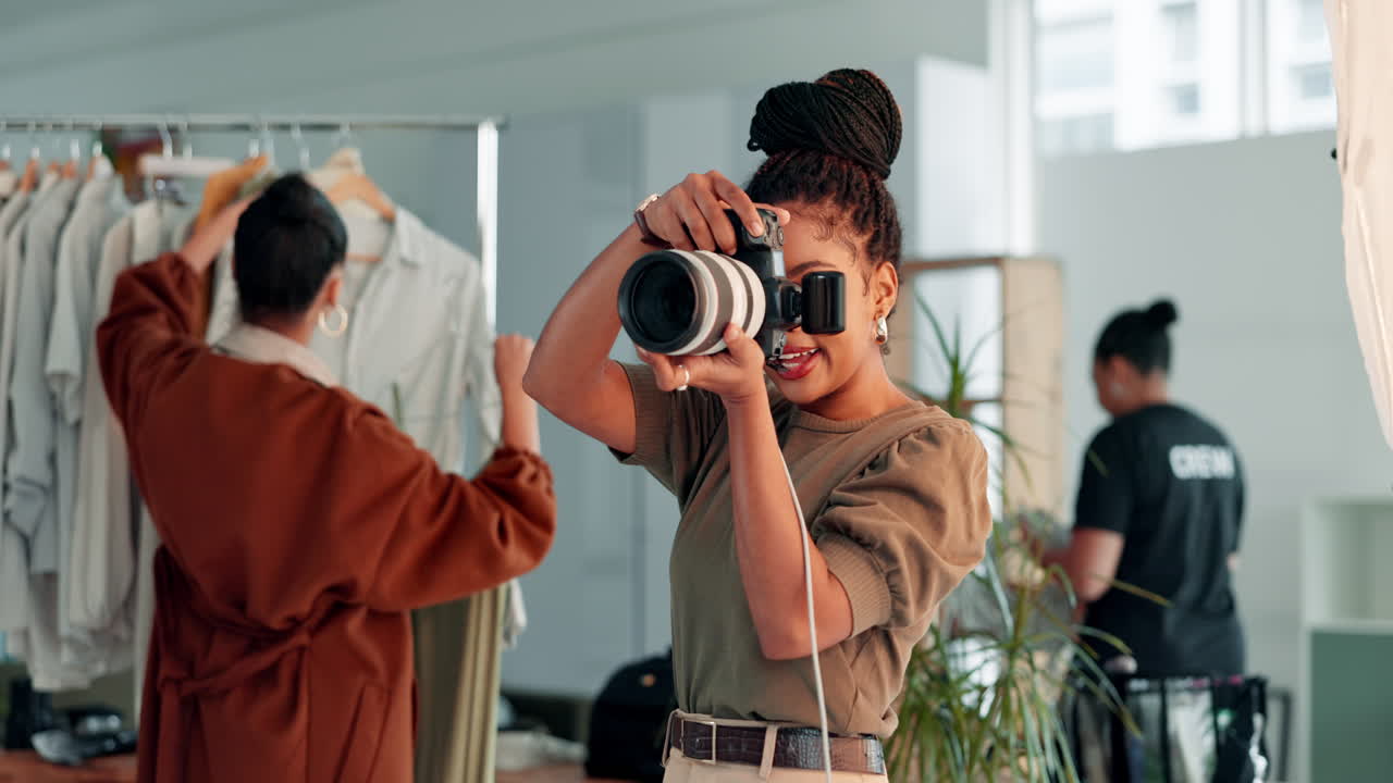 Fashion shoot with photographer