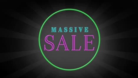 Colorful-massive-sale-text