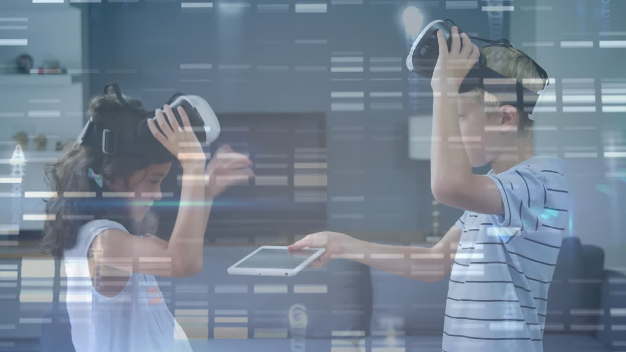 레저 활동을 위한 가상 현실 인터페이스.