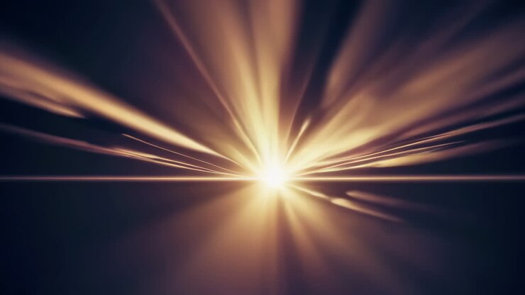 Gouden licht burst