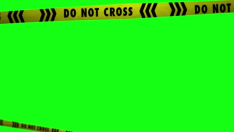 Revealing-background-behind-black-yellow-barrier-tapes