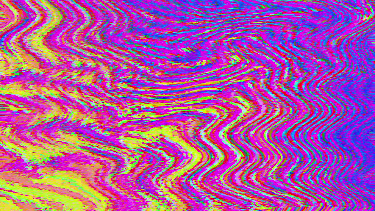 Abstract ornamental sci-fi psychedelic holographic background. Loop footage