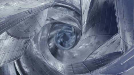 portal cósmico blanco sin fin bucle sin costura animación de renderizado 3d